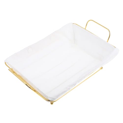 Amosfun Cesta De Almacenamiento De Organizador Metálico Duradero Para Pan y Estante Para Despensa Multifuncional y Resistente