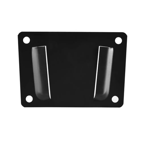 Support mural TV robuste en acier noir pour écran et moniteur 12-24