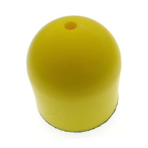 Unomor PU Sanding Disc Polishing Pad for Hand Grinding Yellow Manual Polish Wheel for Polishing Household Cleaning and Automotive Maintenance