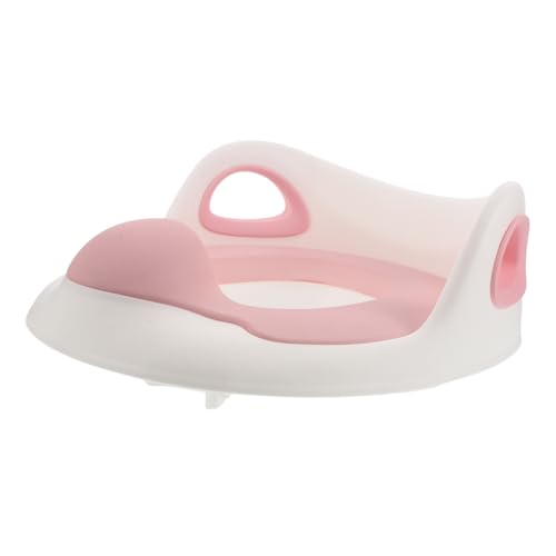 ERINGOGO ハンドル付き子供用トイレトレーニング 可能で清掃しやすい便座 幼児用トイレ補助 持ち運び便利 旅行や外出にも対応