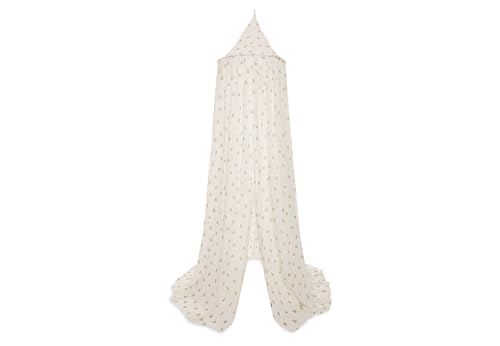 Jollein Ciel de lit Mini Teddy Bear - Hauteur 245 cm - Ciel de lit pour Chambre bébé - certifié Oeko-TEX - avec Motif Mini Teddy Bear