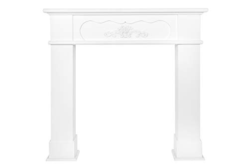 Preisvergleich Produktbild WS 381 Kaminkonsole Kaminumrandung weiß