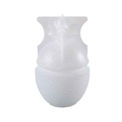 Caja De Dulces Molde Para Maceta Forma Piña Herramienta Decoración Del Hogar Silicona Artesanía Decorativa Hacer Resina Moldes Caja Silicona Resina Con