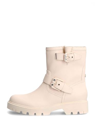 Guess Bottines femme Beige Fl8rhi ele10 en similicuir chic