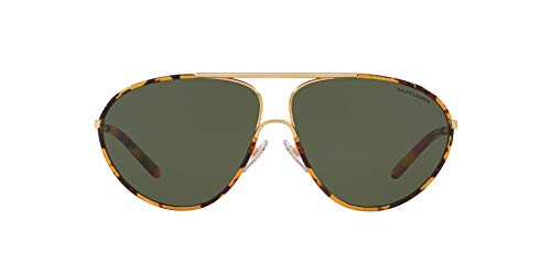 Ralph Lauren 0RL7066J Gafas de Sol, Gold/Antique Havana, 62 para Mujer
