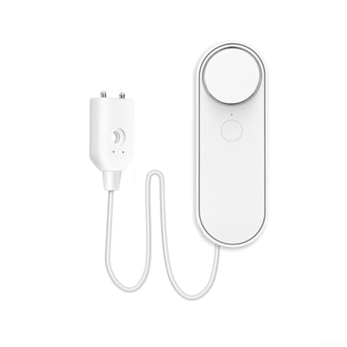 Advokingtap Detector inteligente de fugas de agua WiFi con sistema de alarma de 90 dB, integración de aplicaciones para monitoreo en tiempo real, control remoto para seguridad del hogar
