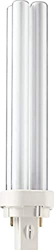 Philips Lámpara master pl-c 18w/865 g24d3 2 pat. (4000k) Blanco Frío 1200 lumens Alto rendimiento 1 unidad