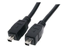 1m Firewire Cable (4-4) - 4-pin to 4-pin - IEEE1394 - iLink - Video - Camcorder - DV - 400 - Male to Male
