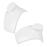 Artibetter Soporte de Exhibición Resistente al Desgaste para y Pendientes de Pp Blanco Organizador de Joyas Pack de 2 Piezas Adecuado para Vitrina y Hogar