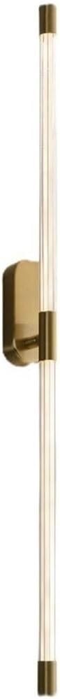 LYOUAE Modern Minimalist Long Strip Wall Sconce Nordic Indoor Gold Linear Wall Lamp Bedside Decor Wall Mount Light for Bedroom Living Room Hallway(84cm/33.07in)