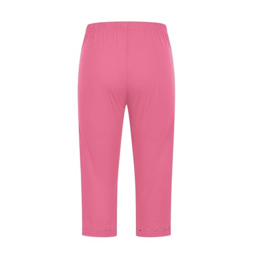 Moonker 3/4 Leggings Teens Girls Black Spotted Yoga Pants Casual Stretchy High Elastic Waist Solid Color Girls4