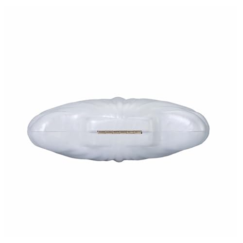 Image of Women Pearl Shell Acrylic Clutch Shell Purse Chain Shoulder Bag Ladies Wedding Clutch Prom Evening Handbag