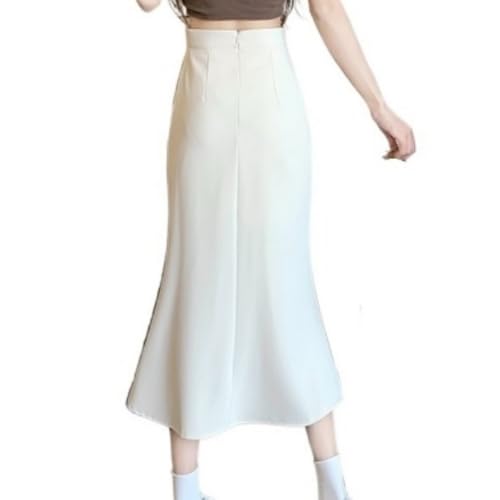 Women's Skirts Tight Slit Wrap High Waist Modest V 2025 Trend A Line Stylish Summer Ladies Dresses4