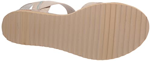 Skechers Kids Girls Desert Kiss-Eco Sweetie Sandal Sneaker, Natural, 11 Little Kid