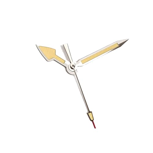 Aiguilles de montre NH35 argent noir pour mouvement NH36 NH38 et ETA2824