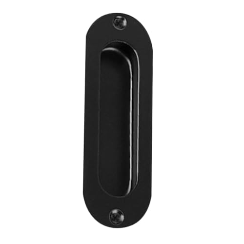 HIAKDOFT Tirador Empotrado para Puerta de Granero Inoxidable Mango para Puerta Corredera Base Ensanchada Resistente para Acero