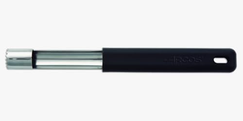 Arcs Vide-Pommes en Acier Inoxydable Nitrum. Série Gadgets. 75 mm. Évide le Cœur des Fruits Rapidement et Efficacement. Couleur Noire