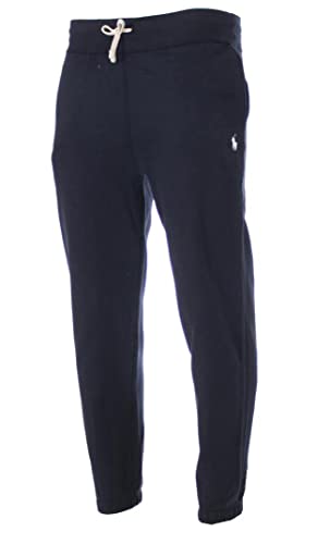 Ralph Lauren Pima Pantalon de jogging pour homme, bleu marine, XS