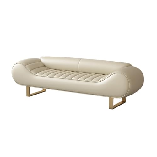 ベッドベンチ 軽量で高級なベッドサイドスツール、マスターベッドルーム、ベッドサイドソファ、クローク、衣類用、ロングソファベンチ(Beige,大きい)