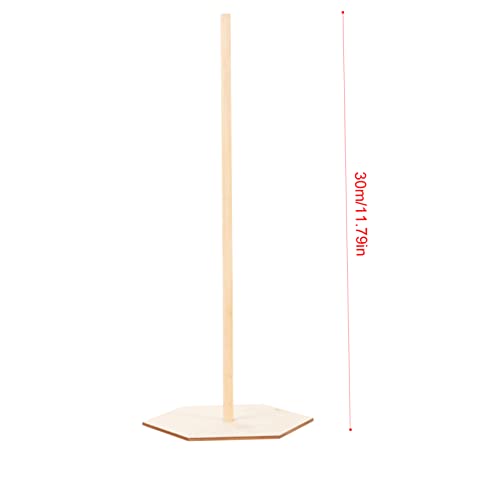 4 Pcs suporte de donuts de madeira empilhador barraca de rosquinhas decoração Prateleira de exibição