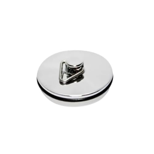 Sink Plug Chrome Bath Plug Replacement Kitchen Sink Plugs Seal Drain Plug Bathroom Sink Plug Cover Bathtub Plug Stopper 44mm Pack of 1.
