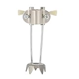 Generic Bastones de Accesorio de Agarre de Garra de Hielo Movilidad para Caminar Antideslizante para Escalada en Nieve en Hielo Punta de Acero Al Aire Libre