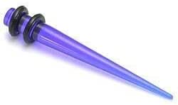 Amazon.com: Painful Pleasures Acrylic Taper Expander -3mm ~ 8g - Black ...