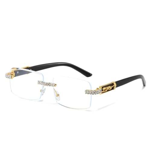 Lunettes strass rectangulaires pour sublimer vos terrasses et sorties d'été