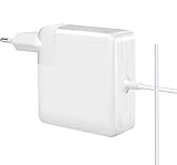 【ADVANCED TECH & DESIGN】 Das Mac Book Pro-Ladegerät Wenn die Verbindung sicher ist, leuchtet eine LED am Kopf des DC-Anschlusses auf. Ein gelbes Licht zeigt an, dass Ihr Notebook aufgeladen wird, während ein grünes Licht anzeigt, dass Sie voll aufgeladen sind.