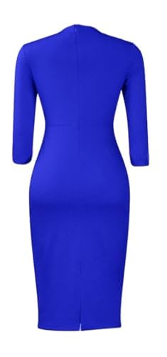 Image of ZVO Midi Dress for Women Church Dress Office Work Bodycon Pencil Dresses