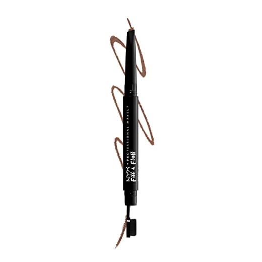 NYX PROF. MAKEUP Fill & Fluff Eyebrow Pomade Pencil - Auburn