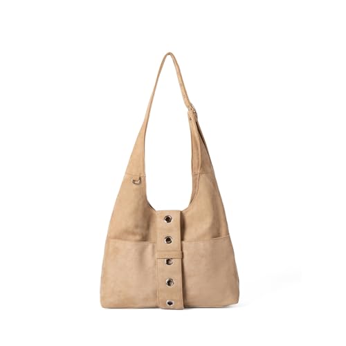 Sac à bandoulière en suède résistant pour femme active working girl