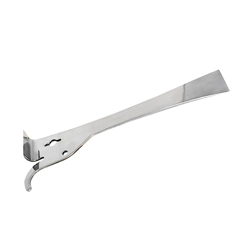 Hemobllo Raspador Curvado para Colmena de Acero Inoxidable Herramienta Resistente y Duradera para Apicultura Diseño Ergonómico para Manejo Seguro y Apertura sin Daños para Extracción de
