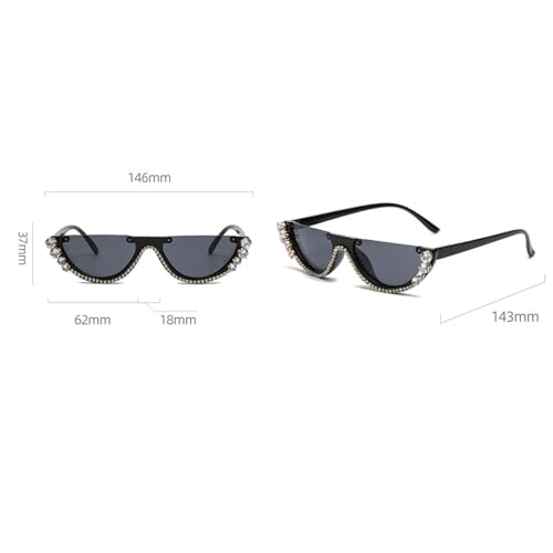Lunettes de soleil œil de chat diamant pour protéger vos yeux avec style
