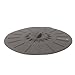 CUCINO IO Coperchio in silicone universale, Riutilizzabile, Resistente al calore, per Padelle, Pentole e Wok, Diametro 20 cm, Colore Grigio