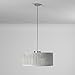 Dainolite Ltd SDLED-20P-GRY Contemporary Modern LED Pendant from Slit Drum Collection in Gray Finish, 20.00 inches