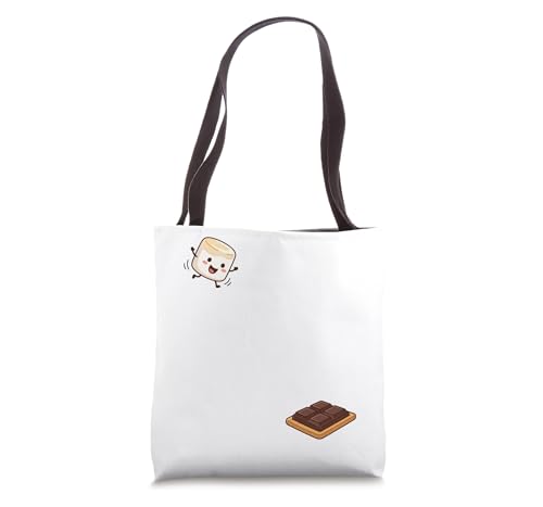 Funny Smores Marshmallow Chocolate Cracker Camping Camper Tote Bag