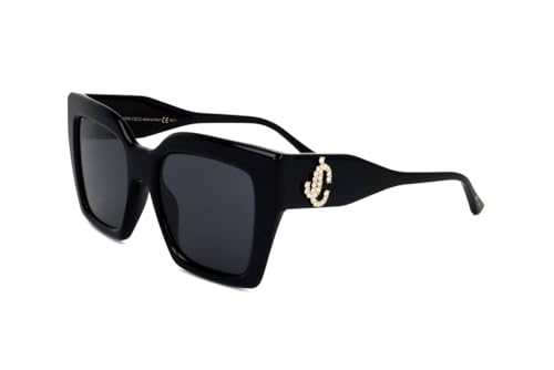 JIMMY CHOO Crystal Sunglasses Eleni/G 807IR Black/Gold 53mm