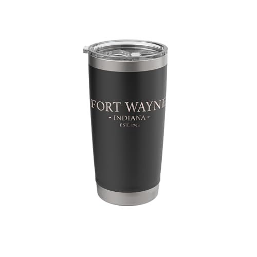 Fort Wayne Indiana - Simple Fort Wayne Indiana Stainless Steel Insulated Tumbler