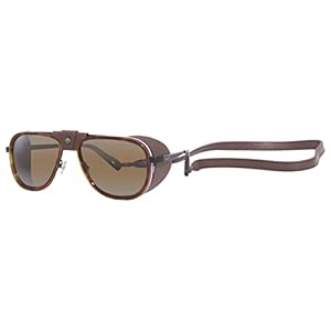 Vuarnet Glacier VL2111 0002 Sunglasses Men’s Tortoise/Brownlynx Pilot 56mm