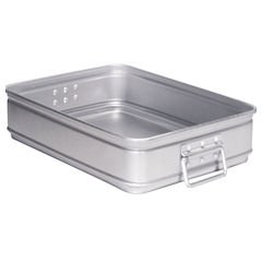 Amazon.co.jp: AKAO(アカオ) アルミ カラーハンドル番重 大 110 銀