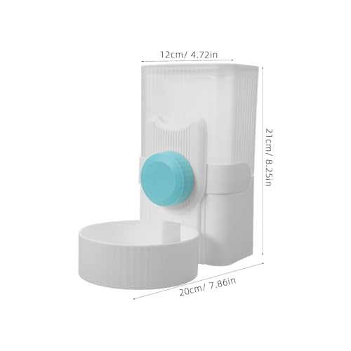 Bebedero antigoteo para mascotas con diseño colgante ajustable a jaulas de 2 a 6cm 3