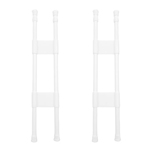 Yourkar 2 PCS Double RV Refrigerator Bar, 15.8-27.6 Inches Metal Non-Slip Adjustable RV Fridge...