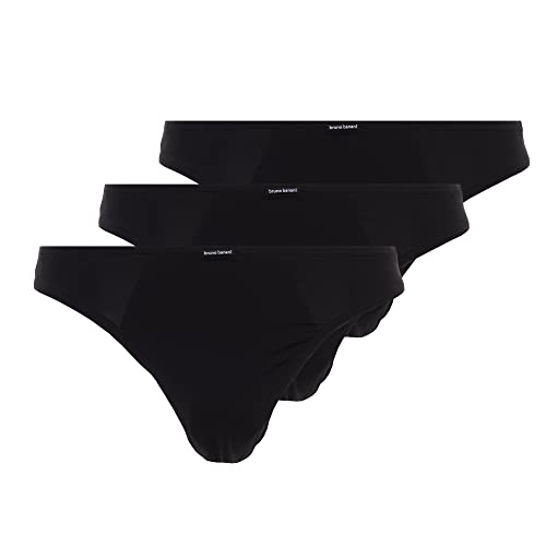 bruno banani Lot de 3 cordes pour homme, Noir , M