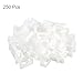 MECCANIXITY 250pcs Cable Tie Base Saddle Type Mount Wire Holder, 0.88