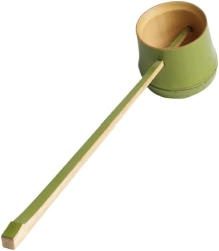 Citybaby竹製柄杓 茶器 茶道具 茶道用 抹茶用 茶碗用 お点前用 炉用 風炉用兼用 竹根ひしゃく 茶分け 水やり 酒すくい 多用途 使いやすい (ナチュラル,和風・小)
