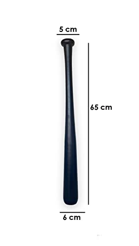 Taco De Baseball (beisebol) Madeira Maciça Bets 65cm Preto