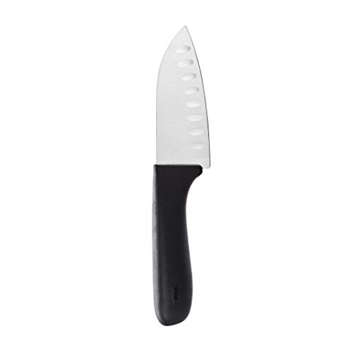 OXO 23081 Good Grips Mini Santoku Knife,Black/Silver,Small