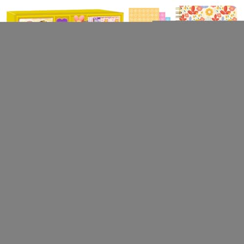 brooksnaji Meisjes briefpapier dagboekset, dagboek kunstknutselset | Bloemendagboek Journal Journal Kit Journal Set | Wenselijke knutselset, briefpapier met sticker voor meisjes en tieners
