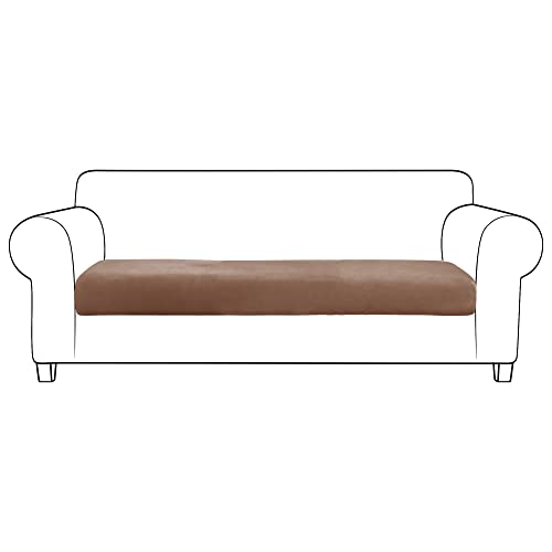 JHLD Housse De Siège De Canapé Elastique, Grande Housse De Siège pour Canapé Velours Housse De Coussin De Siège Lavable Machine Housse De Coussin De Canapé Siège pour Salon-Café Profond-3 Places Cover
